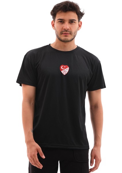 Siyah Hakem Antrenman Tişörtü, K0166 (Yağmur) M