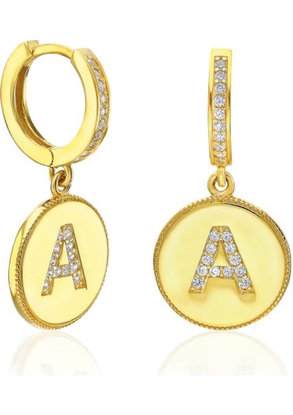 Taşlı ve Harfli Küpeler