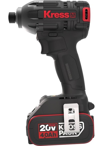 KUB60.2 20VOLT 4.0AH Li-Ion Çift Akülü 230NM Kömürsüz Profesyonel Şarjlı Darbeli Tornavida