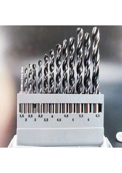 Matkap Uçları 13 Parça Profesyonel Set Metal Delme Matkap Ucu