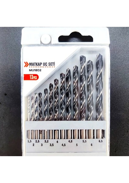 Matkap Uçları 13 Parça Profesyonel Set Metal Delme Matkap Ucu fiyatları