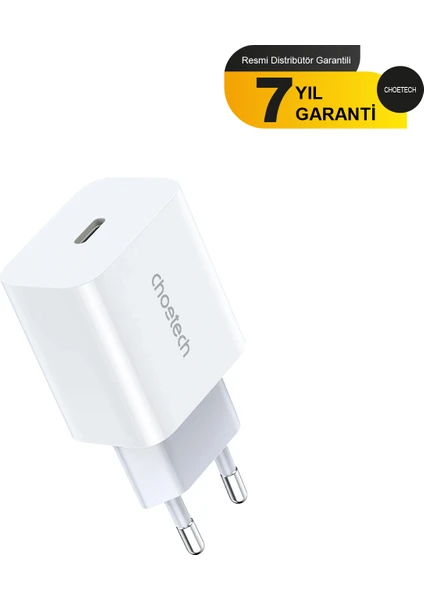 PD 20W USB-C Hızlı Güç Adaptörü - Apple iPhone Hızlı Şarj Uyumlu - PD5005 - Beyaz