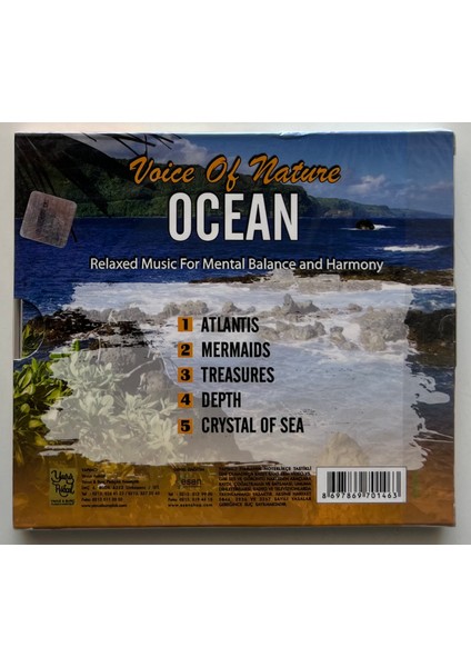 Voice Of Nature Ocean CD (Jelatininde Sıfır Orjnal Dönem Baskı Cd)