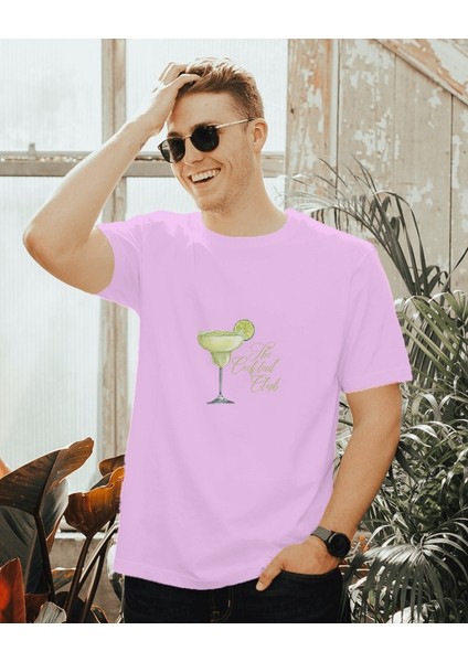The Coctail Club Tasarım Relaxed Fit Erkek Önü Baskılı Tişört