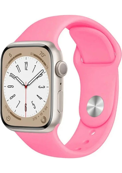 Apple Watch Uyumlu Seri 42-44-45-49MM Spor Silikon Kordon ( Saat Değildir )