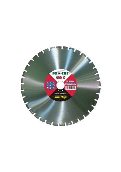 Procut PR50981 600MM Kum Taşı Kesme Bıçağı