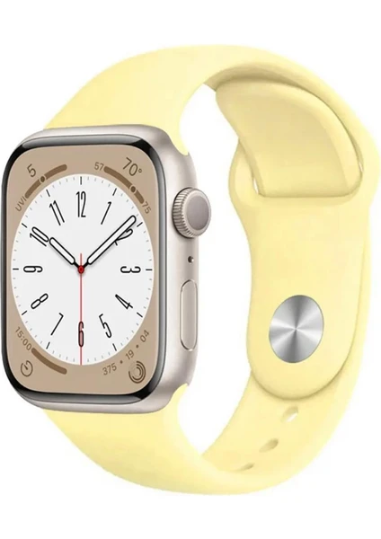 Apple Watch Uyumlu Seri 42-44-45-49MM Spor Silikon Kordon ( Saat Değildir )