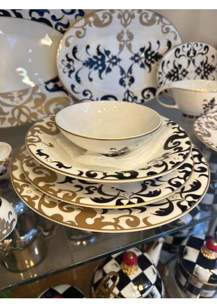 Yemek Takımı 12 Kişilik Royal Bone China 75 Parça