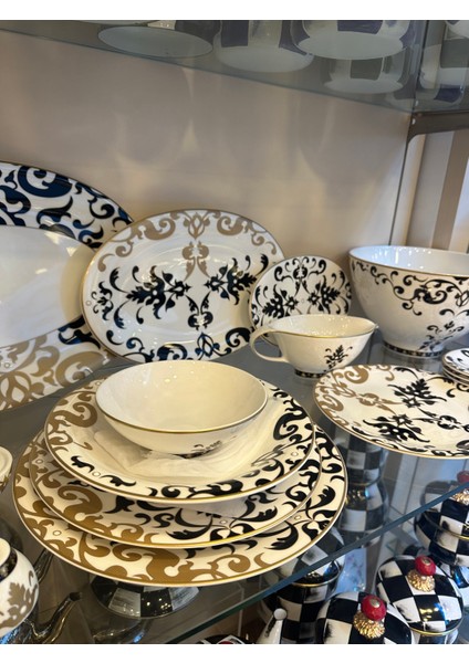 Yemek Takımı 12 Kişilik Royal Bone China 75 Parça