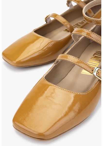 Tarya Kadın Vizon Rugan Deri Topuklu Ayakkabı 1029 1250 Bn Ayk Y24 modelleri