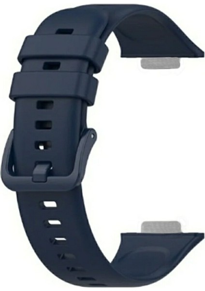 Huawei Watch Fit 3,4,4 Pro Uyumlu Spor Silikon Kordon Lacivert fiyatları