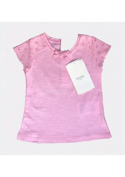 Lupia %100 Pamuk Pembe Kız Çocuk Tshirt