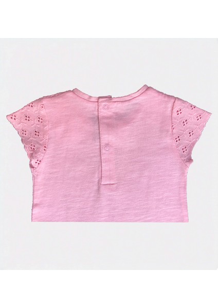 Lupia %100 Pamuk Pembe Kız Çocuk Tshirt fırsatları