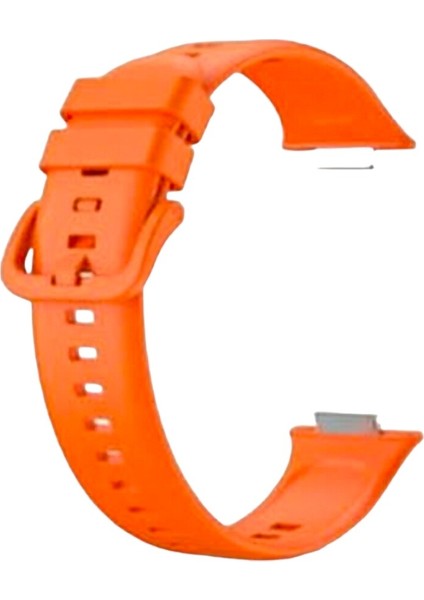 Huawei Watch Fit 3,4,4 Pro Uyumlu Spor Silikon Kordon Turuncu fiyatları