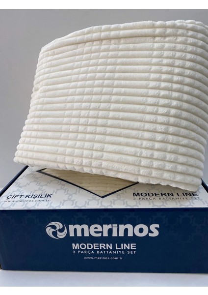 Merinos Modern Line 2 Parça Tek Battaniye Seti (Tek Kişilik)