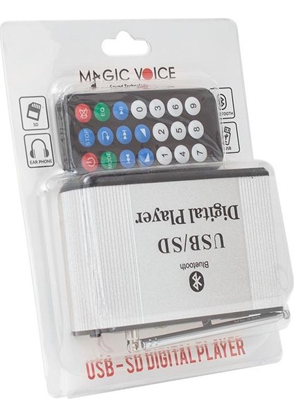 Oto Teyp Aux/kumanda/usb/sd/bluetooth'lu Radyolu Çevi̇ri̇ci̇ Kasali Model