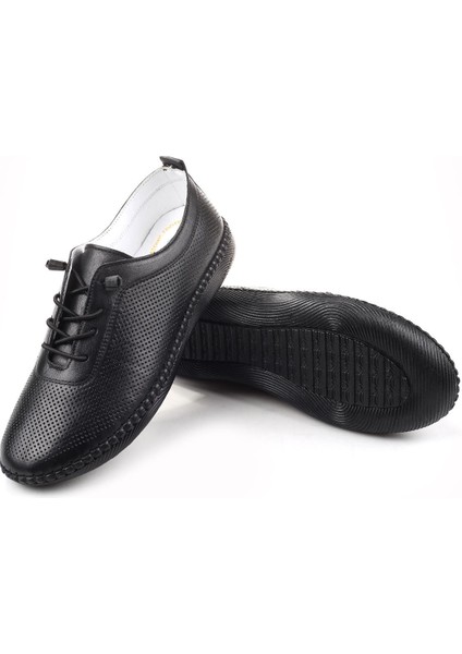 7000-1 Hakiki Deri Ortopedik Taban Kadın Ayakkabı indirimleri