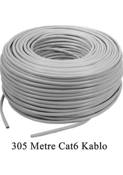 Versatile 305METRE Cat6 Internet Kablo 305 Metre Cat 6 Kablo Internet Kablo