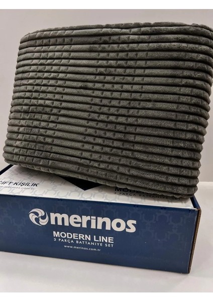 Merinos Modern Line 2 Parça Tek Battaniye Seti (Tek Kişilik)