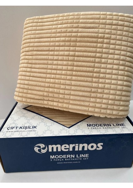 Merinos Modern Line 2 Parça Tek Battaniye Seti (Tek Kişilik)