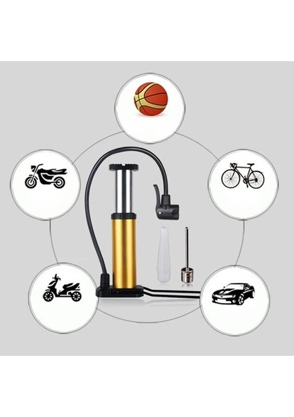 Mini Ayaklı Taşınabilir 160 Psi Bisiklet,motosiklet,araba,havuz Pompası