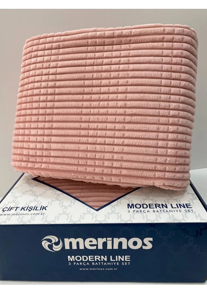 Merinos Modern Line 2 Parça Tek Battaniye Seti (Tek Kişilik)