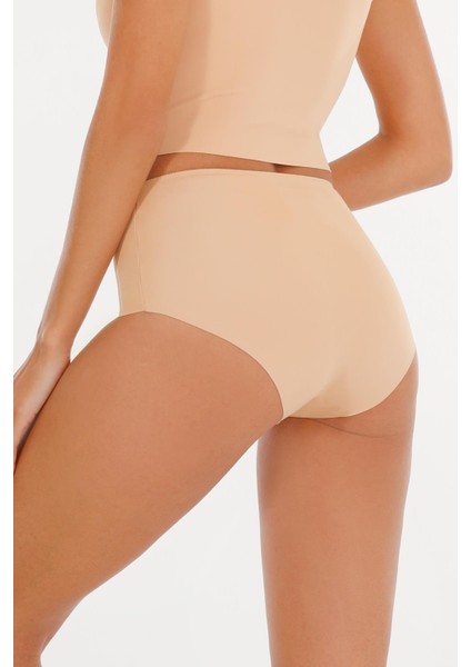 Kadın Yüksek Bel Lazer Kesim (Beli Lastikli) 5li Külot Set - KTS2035 -5TEN indirimleri