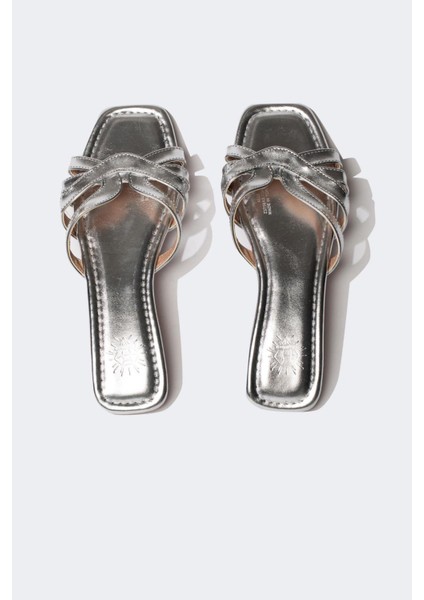 Kadın Düz Taban Slip On Suni Deri Terlik C3718AX24HS