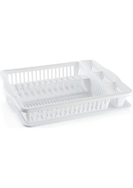 Kitchen Line Plastik Bulaşık Sepeti, Tek Katlı Tabaklık, Bulaşıklık