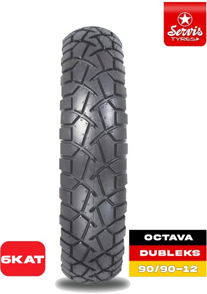 90/90-12 Octava Motosiklet Lastik