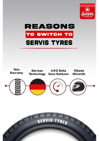 90/90-18 Cobra Servis Tyres Motosiklet Lastik