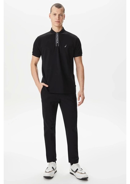 Nautıca Erkek Siyah Classıc Fıt Kısa Kollu Polo fiyatları