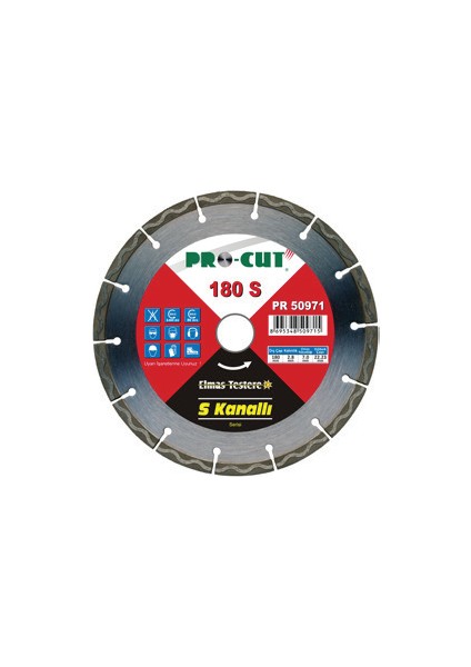PR50969 115 mm S Kanallı Kesim Bıçağı