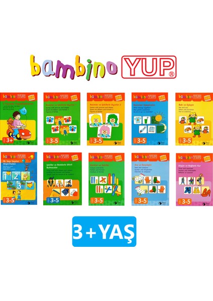 BambinoYUP 2 - 4 Yaş Dikkat ve Algı Geliştirme Eğitim Seti modelleri
