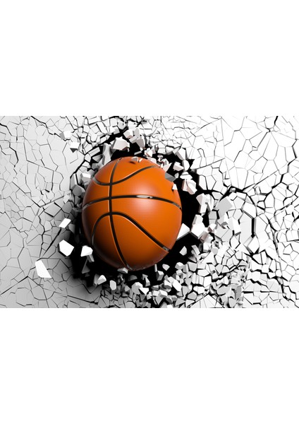 Basketbol Temalı Tek Parça Duvar Kağıdı