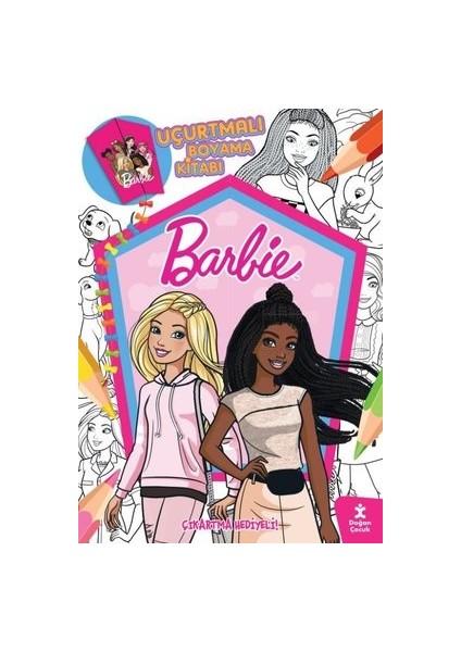 Barbie Uçurtmalı Boyama Kitabı