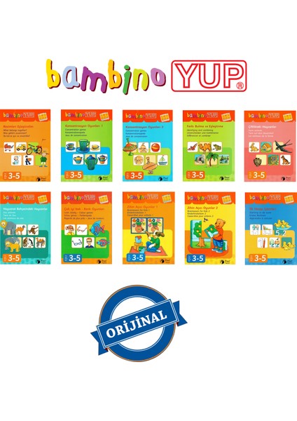 BambinoYUP 4+ Yaş Zeka ve Dikkat Geliştirme Kitapları fiyatları