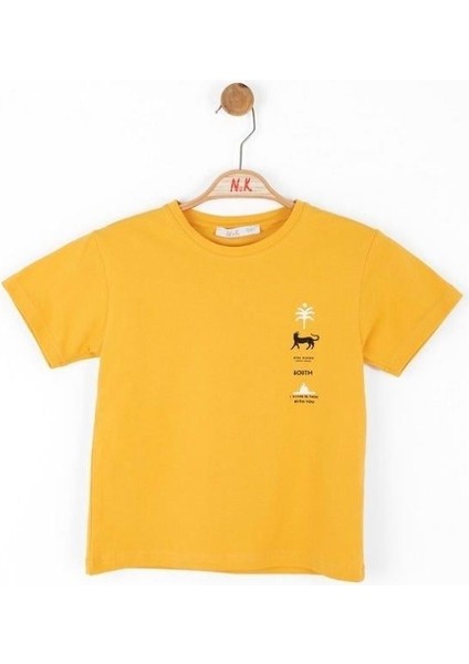 Erkek Çocuk Kaplan Baskılı Tshirt