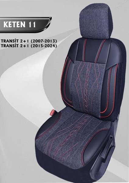 Transit 2007-2013 Model Uyumlu 2+1 Ön Koltuk Kılıf