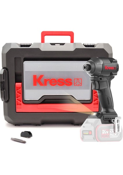 KUB61.91 20VOLT 230NM Kömürsüz Profesyonel Şarjlı Otomatik Darbe Ayarlı Tornavida (Akü Dahil Değildir)