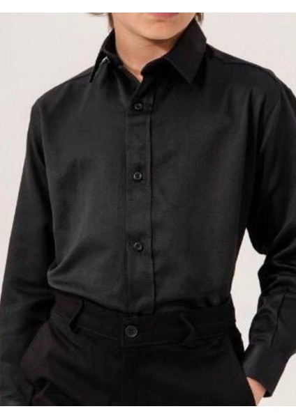 Erkek Çocuk Dik Yaka Gömlek modelleri