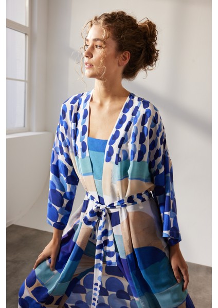 Kadın Vegan Dokuma Kimono fiyatları