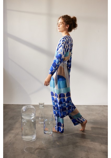 Kadın Vegan Dokuma Kimono modelleri