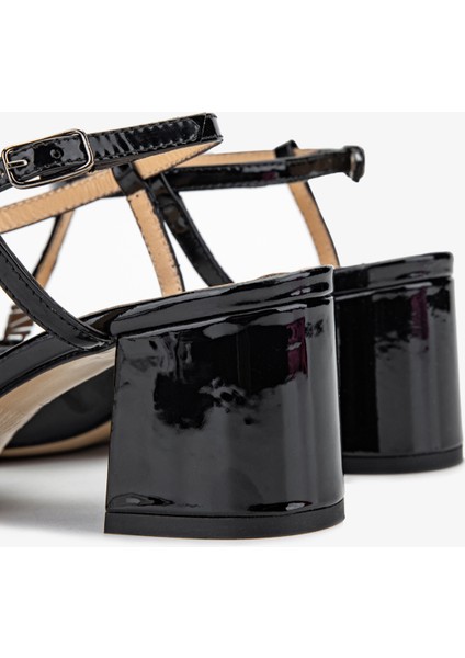 Rachelle Kadın Siyah Rugan Deri Topuklu Ayakkabı 613 27271 Bn Ayk Y24 fırsatları