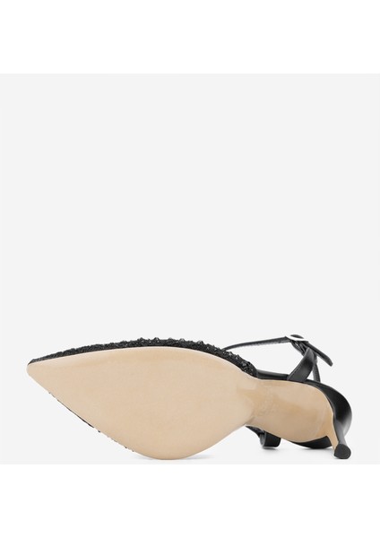 Xaz Kadın Siyah Vegan Topuklu Ayakkabı 613 27289 Bn Ayk Y24 fırsatları