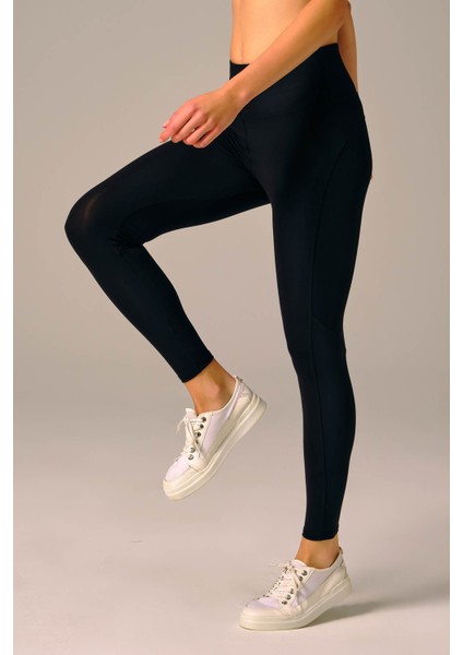 Kadın Kesim Detaylı Yüksek Bel Active Tayt modelleri