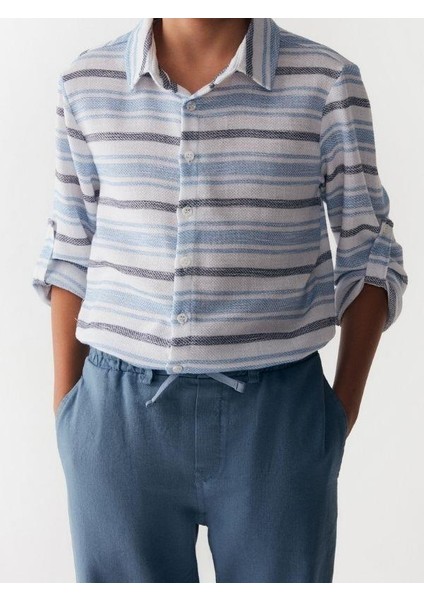 Erkek Çocuk Pamuklu Beli Lastikli Pantolon modelleri