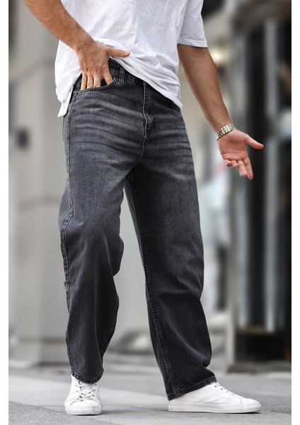 Füme Erkek Yıkamalı Baggy Jean 7216 fiyatları
