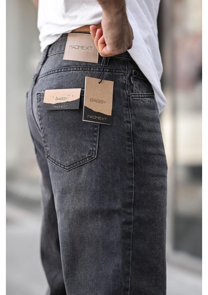 Füme Erkek Yıkamalı Baggy Jean 7216 fırsatları