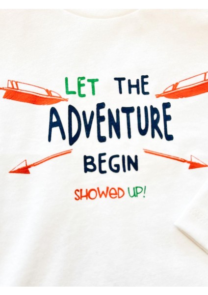 Erkek Bebek Adventure Baskılı Pamuk Bluz indirimleri